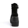 DemoniaCult - SHAKER52 Platform Boots - Black Product image